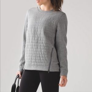 Lululemon quilted sweatshirt “Fleece be True”